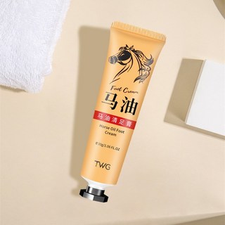 馬油清足膏/足霜 腳部保養 防腳裂護足霜, 1個, TWG馬油清足膏30g