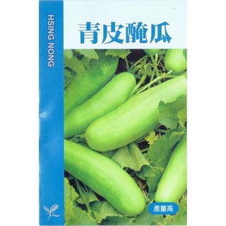 興農種苗 青皮匏瓜種子，台灣種植，瓜肉細緻清甜，新手易種, 1個