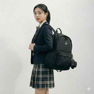 [백화점 정품] 캉골 백팩 책가방 중학생 고등학생 레트로코어 신학기 선물 nvdr 23L