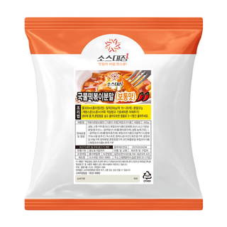 소스대장 국물떡볶이 분말소스 보통맛, 400g, 1개