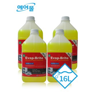 에어컨세척제 에어컨청소세정제 냉각핀 청소약품 에어몰 에바브라이트 (16리터한박스 BOX 전문가용), 16L, 1개