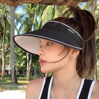 자외선차단 롤업 선바이저 여성 썬캡 모자 여름 필수템