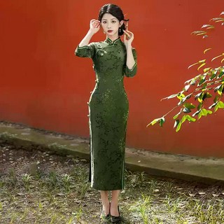 코스프레의상 치파오 중국전통의상 겨울원피스 의상대여점 빅사이즈