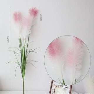 osshop 가을 인테리어 갈대 조화, 1개, 갈대조화 3p - 90cm 연핑크