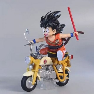 드래곤볼 피규어 애니메이션 손오공 피규어 액션 DBZ 아버지와 아들 오토바이 15cm PVC 컬렉션 모델 선물, [01] A 15cm, 1개