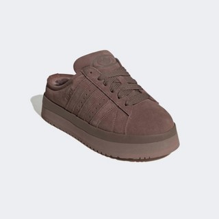 국내매장판 아디다스 캠퍼스 00s 윈터 미드 뮬 스웨이드 털슬리퍼 여성 브라운겨울 방한 신발