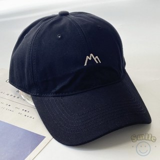 簡約小山刺繡棒球帽 男女同款 軟頂遮陽鴨舌帽 春夏季出遊休閒運動帽