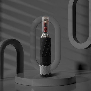 역반발방지 독일 기계식 3단 접이식 전자동 견고 남녀 우산 바람과 폭우 차단 원터치 컨트롤