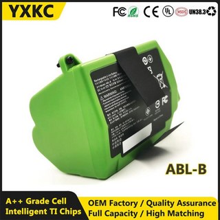 YXKC ABL-B 스위퍼 충전식 리튬 이온 배터리 아이로봇 룸바 S9 9150 + 공장 가격, 01 green, 01 CHINA