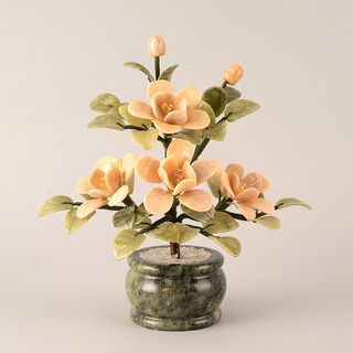 아토제이드 옥꽃 로즈 4송이 / 승진 영전 취임 축하 감사 이사 집들이 선물, 만다린