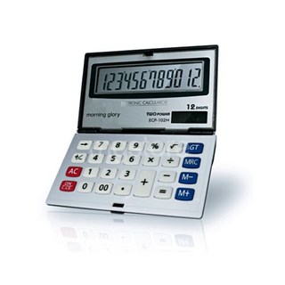 모닝글로리 휴대용 계산기 14000 ECP-102N, 혼합색상, 1개