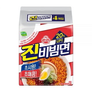 오뚜기 진비빔면/진쫄면/진라면/열라면/스낵면/짜슐랭/참깨라면/오동통면/김치라면/진짜장/진짬뽕