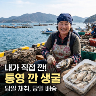 [5차완판초특가] 통영 생굴 최상급 굴 깐굴 산지직송, 1개, 5kg