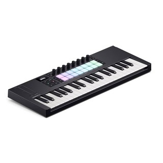 Novation Launchkey 61 MK4 DAW 통합 기능이 있는 키 반가중치 USB MIDI 키보드 컨트롤러. 코드 및 스케일 모드 8개의 드럼 패드 아르페지오터, 37 Keys Mini, 1개