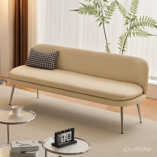 現代簡約小戶型公寓貓抓皮沙發 網紅服裝店客廳接待雙人/三人沙發 C3HJ, 輕奢橙貓抓皮,雙人位135cm, 1個