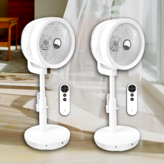 올더파인 써큘레이터 에어 스탠드 리모컨 서큘레이터 입체회전 선풍기, 2. 유니크 써큘레이터(1+1)