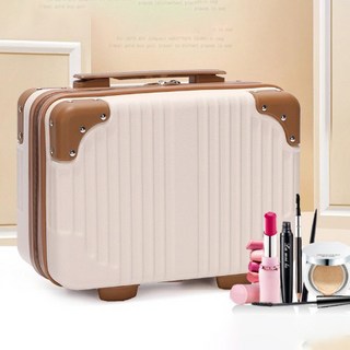 반영구 수강가방(4컬러)/메이크업 가방/메이크업 출장가방, 화이트(앞면)＋로즈핑크(뒷면), 1개