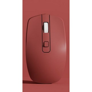 無線藍牙滑鼠，可充電 Type-C 靜音滑鼠，適用筆記本/台式電腦, 1個, 珊瑚紅【單模版無線2.4G】余音數碼旗艦店【兩年質保/急速發貨】