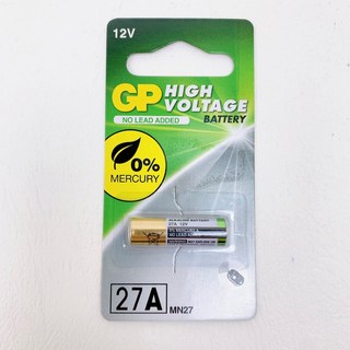 GP 超霸 車匙遙控器電池, 1個, 27A 鹼性電池 12V