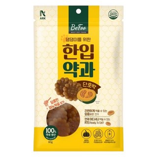 한입약과베푸 강아지 비건간식 단호박 80g 1개, 한입약과베푸 강아지 비건간식 단호박, 80g, 1개
