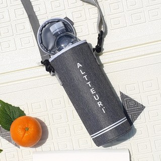솔트 물병 주머니 텀블러 파우치 보온 보냉 백, gray, 1개