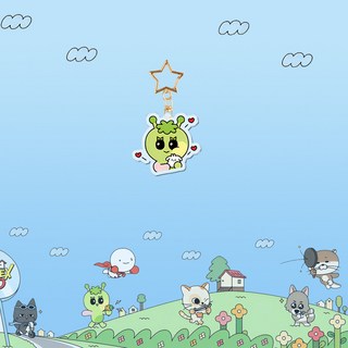 桃園出貨-BOYNEXTDOOR 卡通 衕款亞克力雙麵鑰匙扣掛件飾品, 10#, 1個