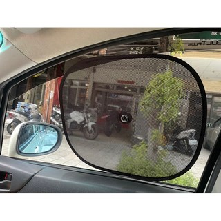 小圓弧 遮陽簾 (吸盤式 可收納) 隔熱遮陽, 1個