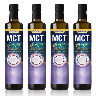 CoCoCare MCT油 C8+C10 中鍊三酸甘油酯油 250ml 椰子萃取, 4個