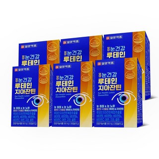 일양약품 눈건강 루테인 지아잔틴, 6박스, 30정
