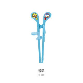 다산헬스팜 에디슨 뽀로로 미니젓가락 (오른손) 블루, 2개