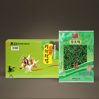 [맛.보.장] 광천원김 무조미 파래김 1Box(8봉) *11g 맛.보.장!, 1Box
