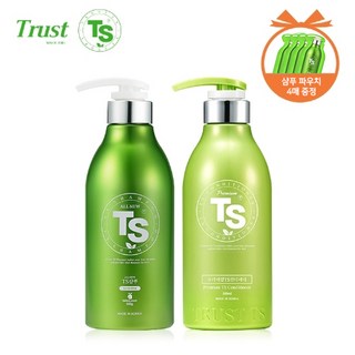 TS 올뉴 TS샴푸500g+프리미엄 TS컨디셔너500ml(사은품:TS샴푸파우치 4매), 1세트