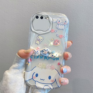 나무나라 아이폰8 플러스 7 플러스 6 플러스 물결 웨이브 입체 캐릭터 투명 젤리케이스 CY273