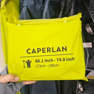 迪卡儂釣魚斗篷成人雨衣，輕便摺疊防水加厚，釣魚運動防風雨具