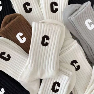 俞兆林40雙中筒襪子男秋冬款加厚防臭吸汗不起球潮襪運動情侶長襪