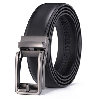 爆款白色自動扣頭男士真皮皮帶男時尚休閒褲腰帶高爾夫褲帶