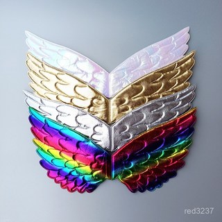 台灣熱賣 彩虹色天使翅膀 六一表演 萬聖節裝扮 舞台道具 生日派對 服裝配飾, 彩色, 1個