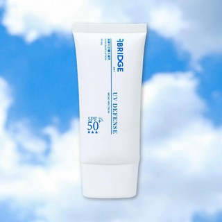 新品【BRIDGE】橋膚科防曬水凝乳50ml 防曬 紫外線 無色無味 物理性防曬(無色款 臉部、身體適用), 1個, 50ml