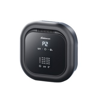 【安伯特】K6紫外線臭氧 4in1空氣清淨機-無線款 (一年保固) 車用空氣清淨機 紫外線抑菌 負離子淨化, 黑色, AE150029