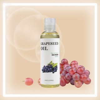 每日出貨 冷壓葡萄籽油118ml-輕盈保濕、緊緻光澤、按摩基底油，打造健康美肌, 1個, 118ml