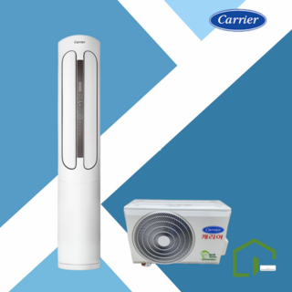 캐리어 인버터 스탠드 가정용 거실용 에어컨 16평 실외기 포함 기본설치비 별도, 일반배관형, 캐리어 스탠드16평