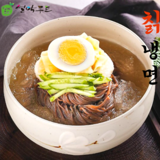 설악칡냉면 10인분 동치미 반반세트 구성 칡냉면5개+동치미육수5개+비빔장1개 전문점용, 440g, 5개