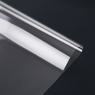 大張加厚玻璃紙 透明包裝紙 花束包裝紙 乾燥花包裝紙 鮮花包裝紙 花藝包裝 防水內襯 花籃內襯, 55*55cm 一張, 透明