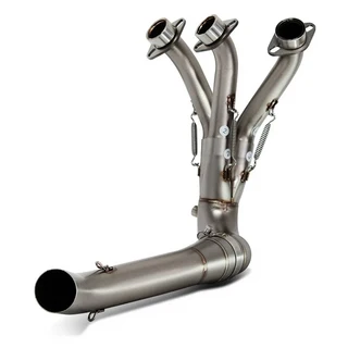 야마하 XSR900 트레이서 9 MT09 2021-2025 오토바이 배기 매니폴드 스테인리스 51MM 하단 프론트 링크 파이, 02 For V4 24-25 Two O2S