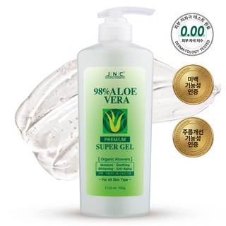 JNC 알로에베라 프리미엄 슈퍼젤, 500ml, 1개