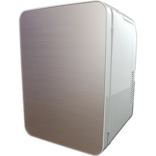鏡面烤漆冷暖兩用手提小冰箱 (免變壓器), 金色, 10L