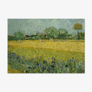 빈센트 반 고흐 펠트 패브릭포스터, FP고흐_06아를르근교의들판꽃, A1