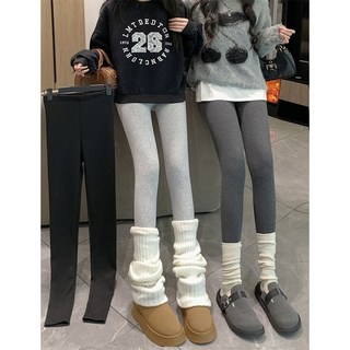 鯊魚打底褲女秋冬高腰收腹提臀芭瑜伽休閒褲加絨