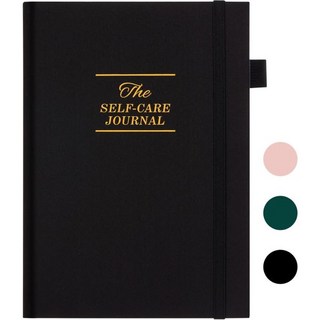 5 MINUTES A DAY Self-Care 저널 웰니스 및 데일리 리플렉션 노트 - 여성용 정신 건강 불안 가이드 저널 셀프 케어 플래너 기분 추적기가 있는 ADHD 플, 블랙