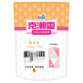 花仙子 克潮靈 吊掛式除濕袋 檜木香/去霉味/晨露香氛, 1個, 檜木香